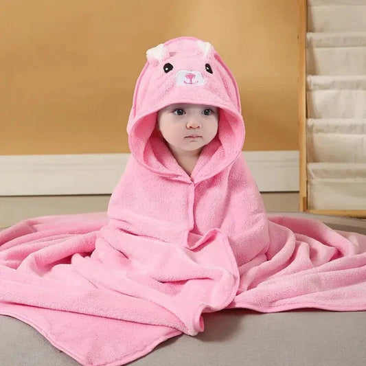 Quick-Dry Baby Hooded Towel